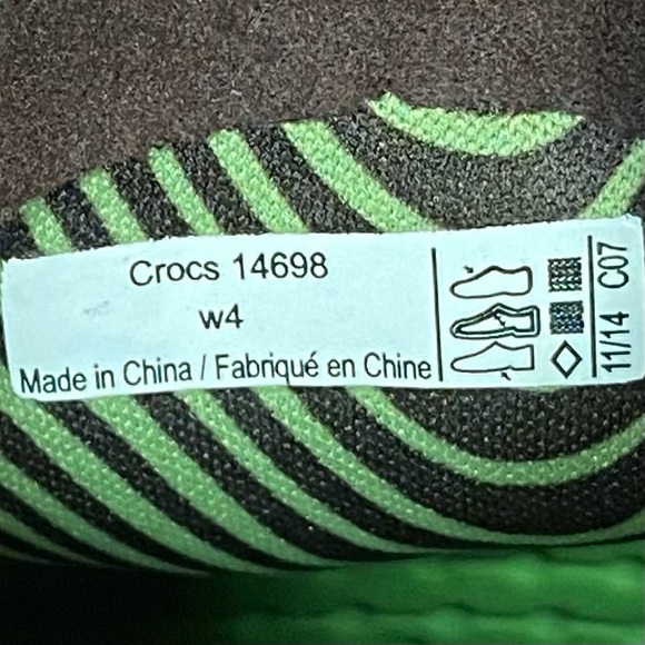 Womens 4 Crocs Duet Busy Day Skimmer Flats Brown SEF0680 - Picture 8 of 8